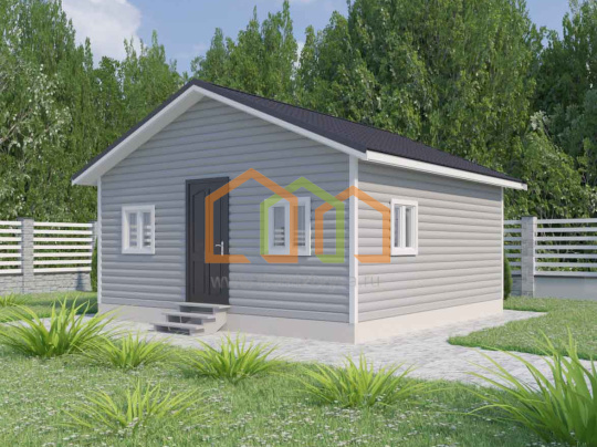 Брусовой дачный домик Вяз (Б)